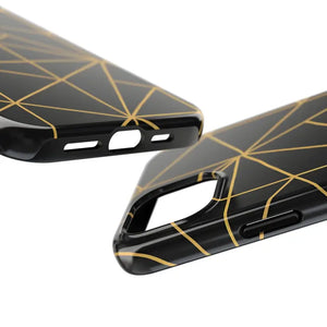 Tough Phone Case - Geometric Design Sleek Style Shield - Dipaliz - Mobile Cases