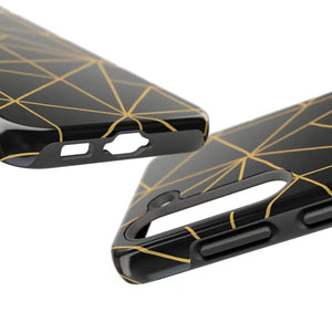 Tough Phone Case - Geometric Design Sleek Style Shield - Dipaliz - Mobile Cases