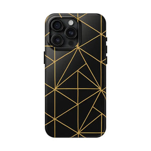 Tough Phone Case - Geometric Design Sleek Style Shield - Dipaliz - Iphone 15 Pro Max - Mobile Cases