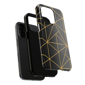 Tough Phone Case - Geometric Design Sleek Style Shield - Dipaliz - Mobile Cases