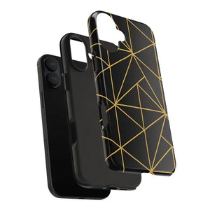Tough Phone Case - Geometric Design Sleek Style Shield - Dipaliz - Mobile Cases
