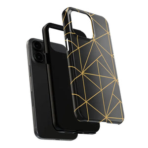 Tough Phone Case - Geometric Design Sleek Style Shield - Dipaliz - Mobile Cases