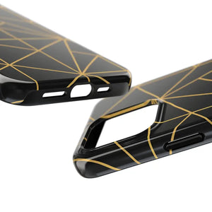 Tough Phone Case - Geometric Design Sleek Style Shield - Dipaliz - Mobile Cases