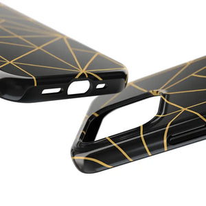 Tough Phone Case - Geometric Design Sleek Style Shield - Dipaliz - Mobile Cases