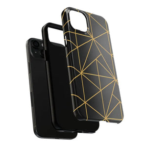 Tough Phone Case - Geometric Design Sleek Style Shield - Dipaliz - Mobile Cases