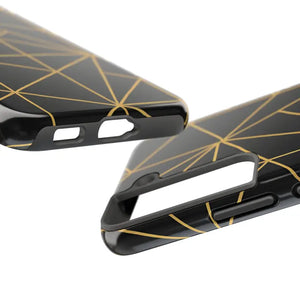 Tough Phone Case - Geometric Design Sleek Style Shield - Dipaliz - Mobile Cases