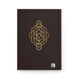 Geometric Gold Monogram Hardcover Journal - Dipaliz - Journals