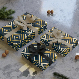 Art Deco Luxury Wrapping Paper Satin Shimmer by Dipaliz - 28’’ x 39’’