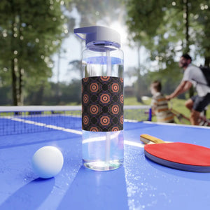 Geometric Mandala Tritan Water Bottle, Reusable Sports with Circle Pattern - Bottles