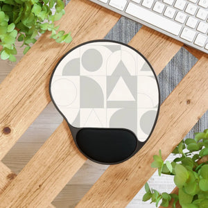 Geometric Mouse Pad – Memory Foam Wrist Rest - Dipaliz - Pads