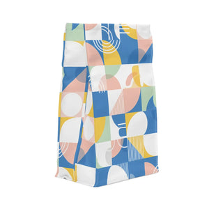 Geometric Pastel Lunch Bag - Magnetic Closure - Dipaliz - Bags