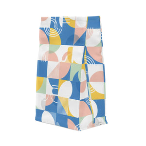 Geometric Pastel Lunch Bag - Magnetic Closure - Dipaliz - Bags