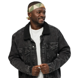 Urban Geometric Print Bandana - Soft Microfiber - Dipaliz - Bandanas & Headties