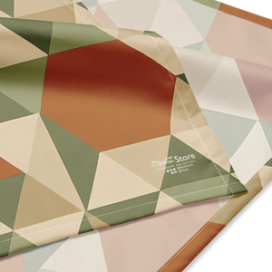 Urban Geometric Print Bandana - Soft Microfiber - Dipaliz - Bandanas & Headties