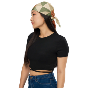Urban Geometric Print Bandana - Soft Microfiber - Dipaliz - Bandanas & Headties