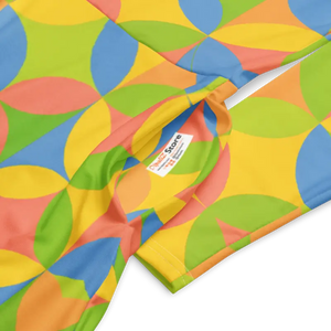 Print Long Sleeve Midi Dress Geometric Pattern Stretch - Dipaliz - Dresses