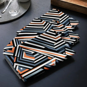 Geometric Cloth Napkin Set for Modern Dining - Dipaliz - Napkins
