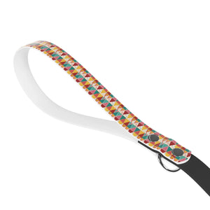 Extraordinary Dog Leash - Triangle Abstract Black Pvc - Dipaliz - Pet Leashes
