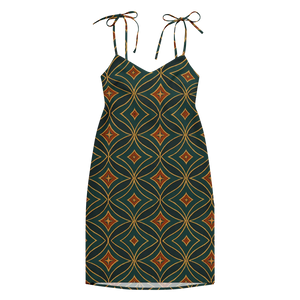 Emerald Green Midi – Built-in Bra Chiffon - Dipaliz - Dresses - Xs