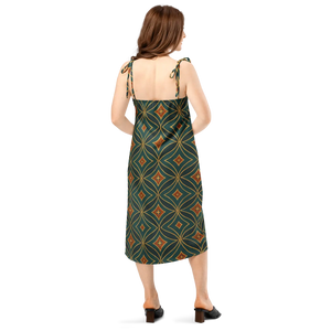 Emerald Green Midi – Built-in Bra Chiffon - Dipaliz - Dresses - Xs