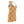 Mustard Racerback Dress – Floral Polyester - Dipaliz - Dresses - Xs