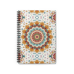 Geometrical Pattern Notebook - Ruled Line Paper - Dipaliz - Notebooks & Notepads