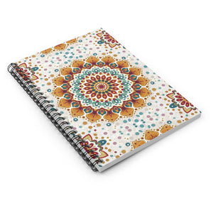 Geometrical Pattern Notebook - Ruled Line Paper - Dipaliz - Notebooks & Notepads