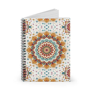 Geometrical Pattern Notebook - Ruled Line Paper - Dipaliz - Notebooks & Notepads