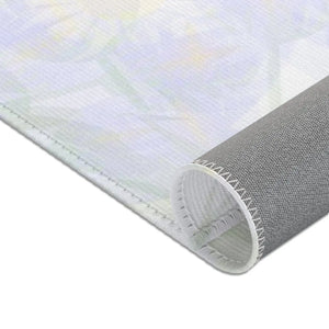 Purple Area Rugs Geometric Pattern Chenille - Dipaliz