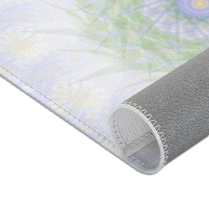 Purple Area Rugs Geometric Pattern Chenille - Dipaliz