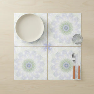 Purple Napkins – Geometric Pattern Polyester Set - Dipaliz - Cloth