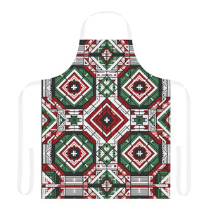 Chic Geometric Pattern Apron - Tie-back Closure - Dipaliz - Aprons