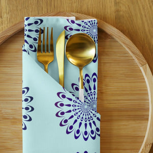 Geometric Cloth Napkin Set – Polyester 4 Pack - Dipaliz - Napkins