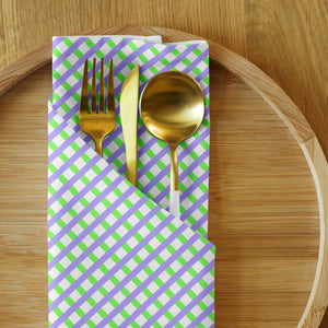 Geometric Cloth Napkin Set – Polyester 4 Pack - Dipaliz - Napkins
