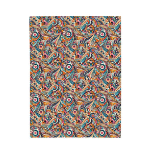 Custom Geometric Velveteen Plush Blanket - Soft Touch - Dipaliz - Blankets