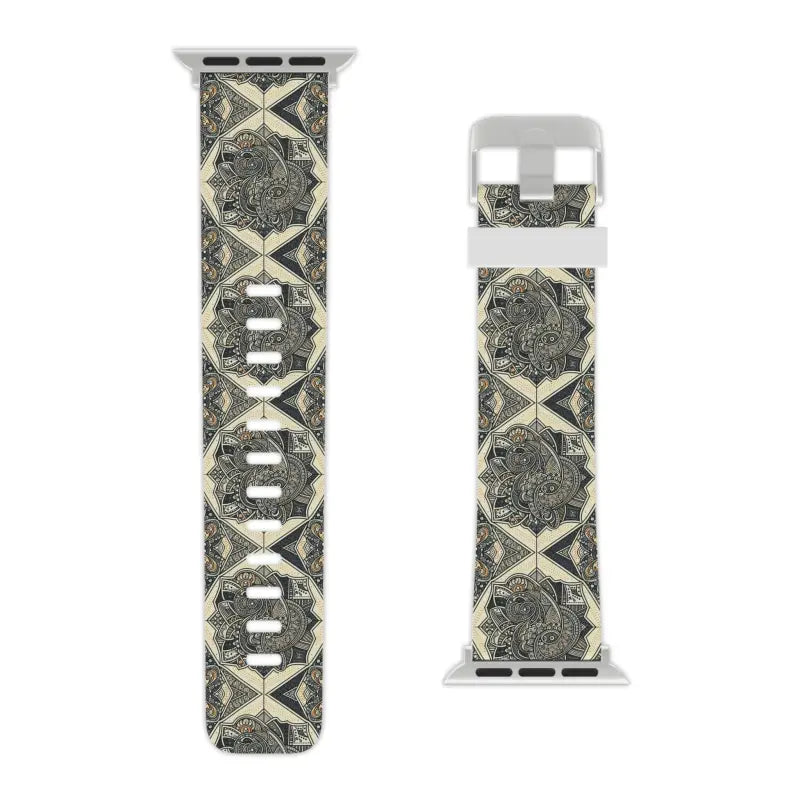 Elevate your Look with a Geometric Pattern Watch Band - Accessories