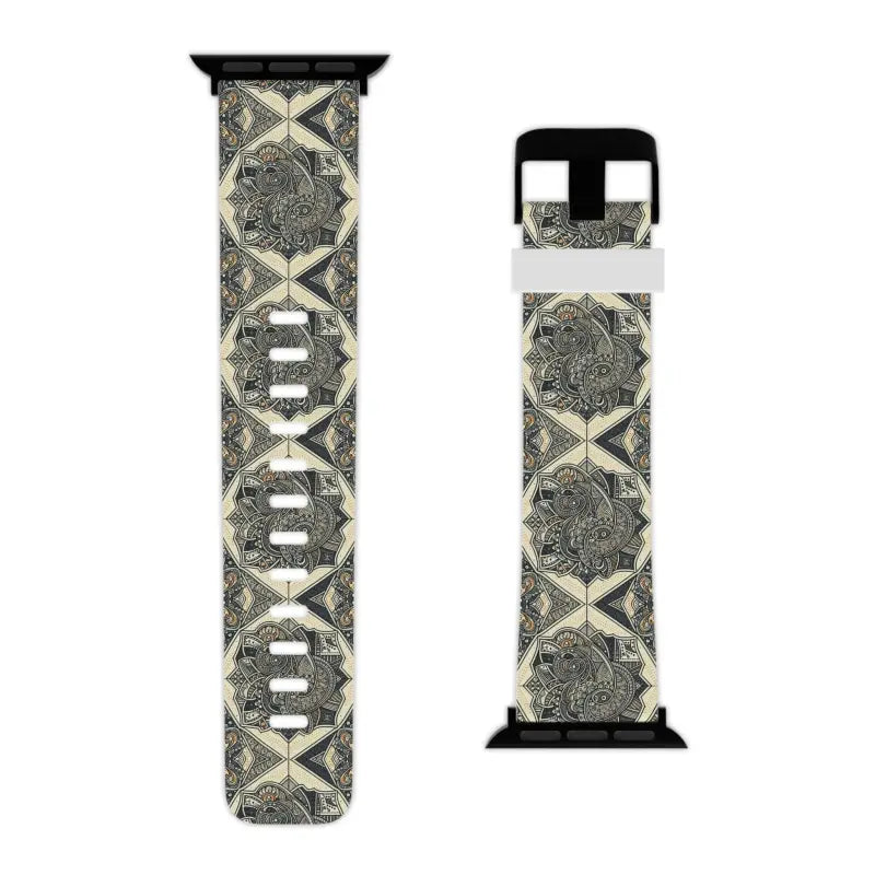 Elevate your Look with a Geometric Pattern Watch Band - Accessories