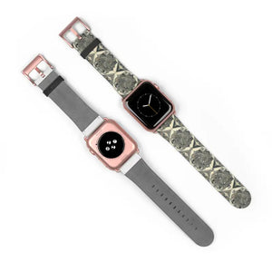 Watch Band - Geometric Pattern Faux Leather Style - Dipaliz - Bands