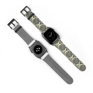 Watch Band - Geometric Pattern Faux Leather Style - Dipaliz - Bands