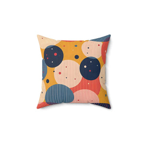 Spun Polyester Square Pillow – Durable Decor - Dipaliz - Throw Pillows
