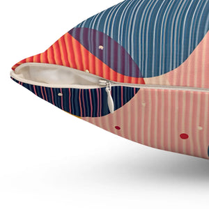 Spun Polyester Square Pillow – Durable Decor - Dipaliz - Throw Pillows