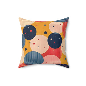 Spun Polyester Square Pillow – Durable Decor - Dipaliz - Throw Pillows