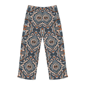 Geometric Print Men’s Pajama Pants - Stylish Loungewear for Relaxation - Pajamas