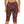 Geometric Retro Capri Leggings, Orange & Purple Aztec Print - s