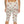 Geometric Rose Gold Capri Leggings – Blush Hexagon All-over Print - s