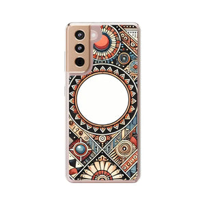 Vibrant Geometrical Abstract Phone Case - Clear Art Design - Dipaliz - Mobile Cases