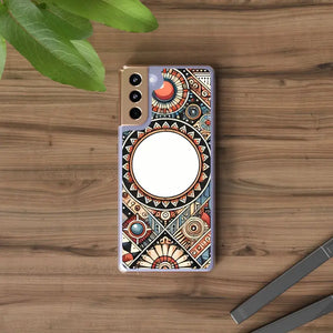 Vibrant Geometrical Abstract Phone Case - Clear Art Design - Dipaliz - Mobile Cases