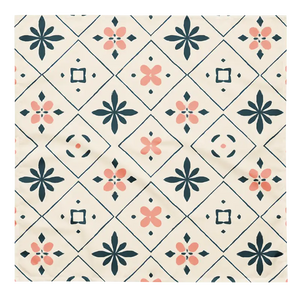 All-over Print Bandana Geometrical Floral Vibrant Versatility Dipaliz - Bandanas & Headties