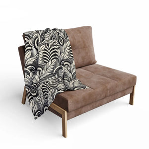 Arctic Fleece Blanket – Geometrical Leaves - Dipaliz - Blankets