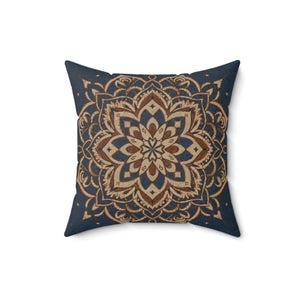 Geometrical Mandal Throw Pillow – Spun Polyester - Dipaliz - Pillows